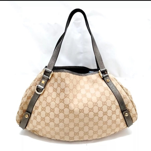 GUCCI Canvas Abbey Shoulder Bag - Picture 1 of 9